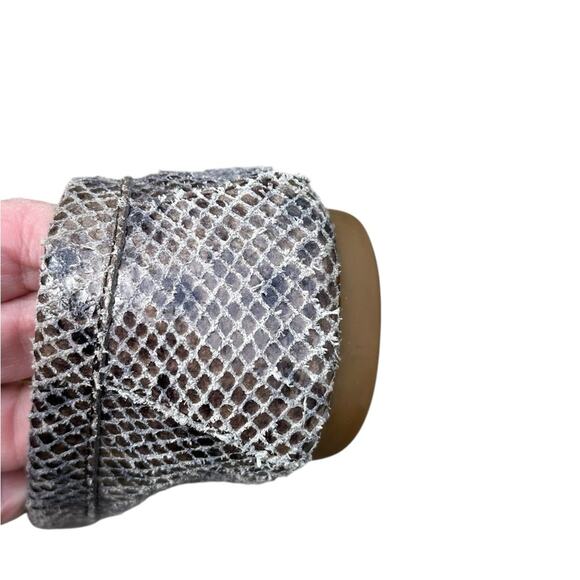 Coach Fredrica Loafers, Gray Textured Leather Flats/ Loafers GUC 7.5B - Picture 8 of 11